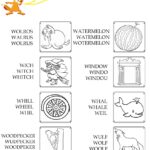 Kids Under 7 Circle The Correct Spelling Of W Words