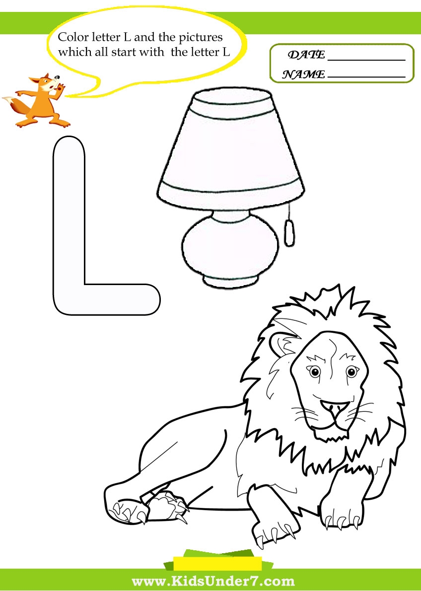 letter l coloring sheet letter l coloring sheet