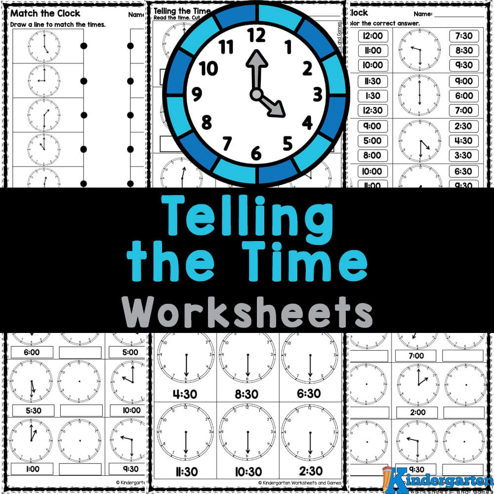 telling time to the hour worksheets
