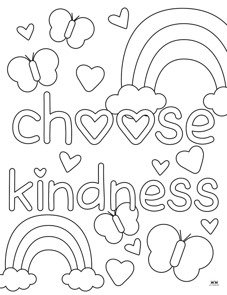 Kindness Coloring Pages 45 FREE Pages Printabulls Kindness Coloring Pages 45 FREE Pages Printabulls