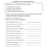Kinds Of Sentences Worksheets Practicing Four Kinds Of Sentences Worksheet