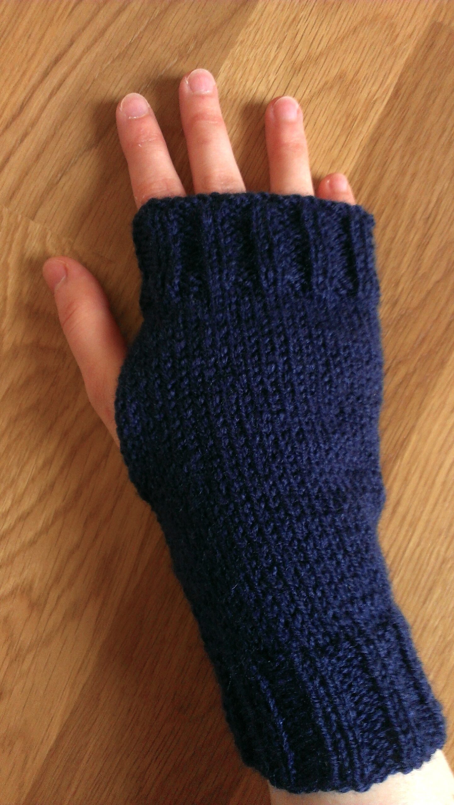 Knitted Fingerless Gloves Sew Sensational