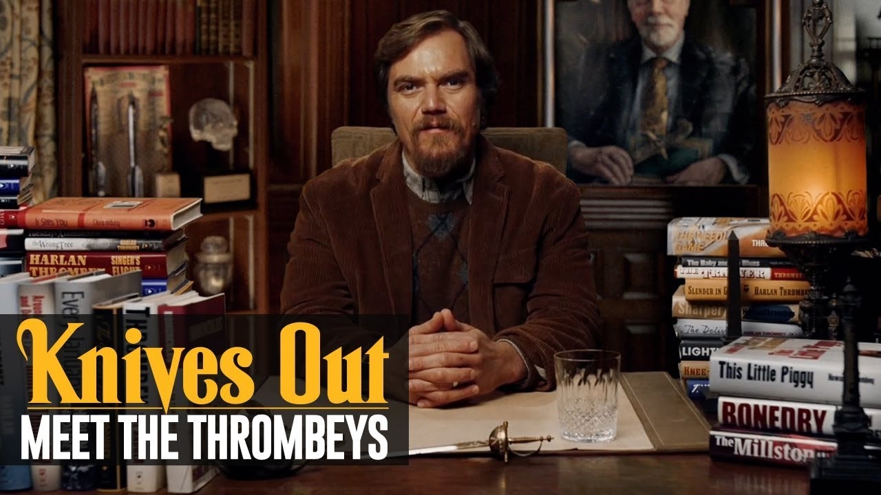 Knives Out 2019 Movie Meet The Thrombeys Blood Like Wine Publishing Michael Shannon YouTube