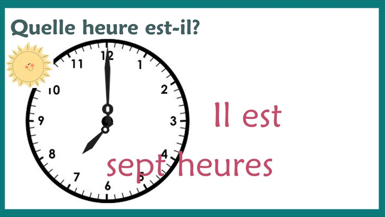 Las Horas En Franc s Les Heures En Fran ais YouTube