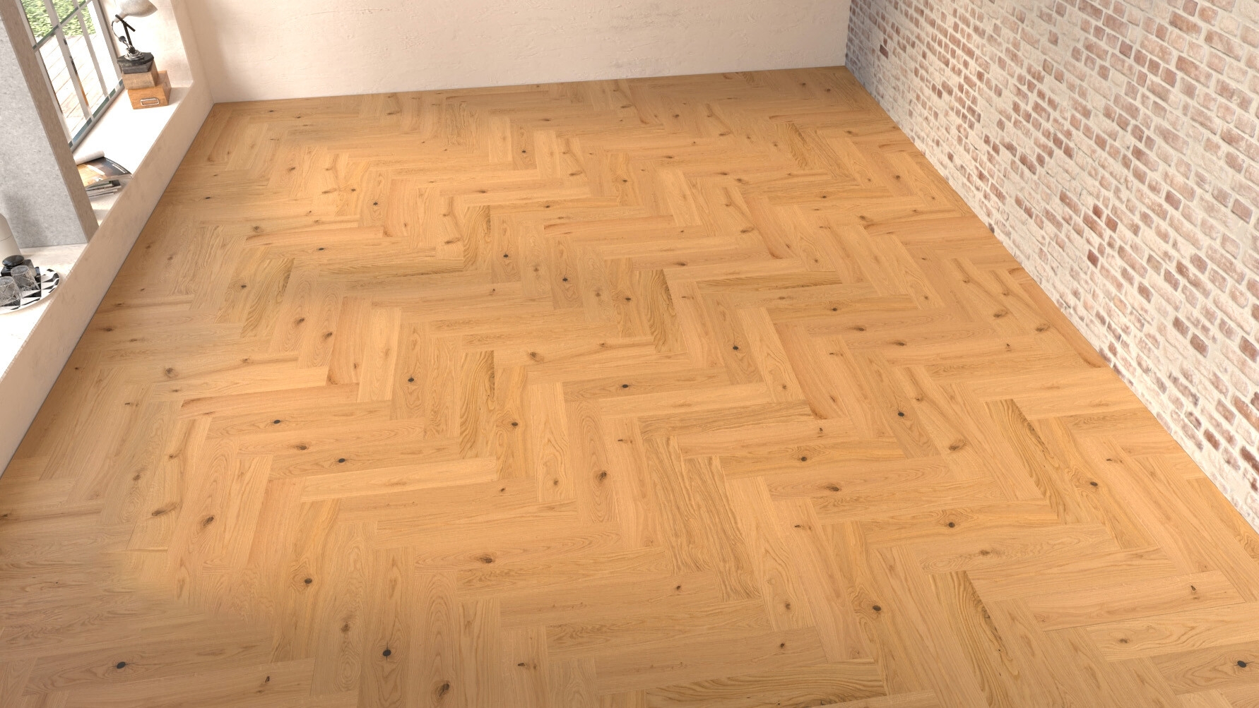 Laying MEISTER Herringbone Parquet
