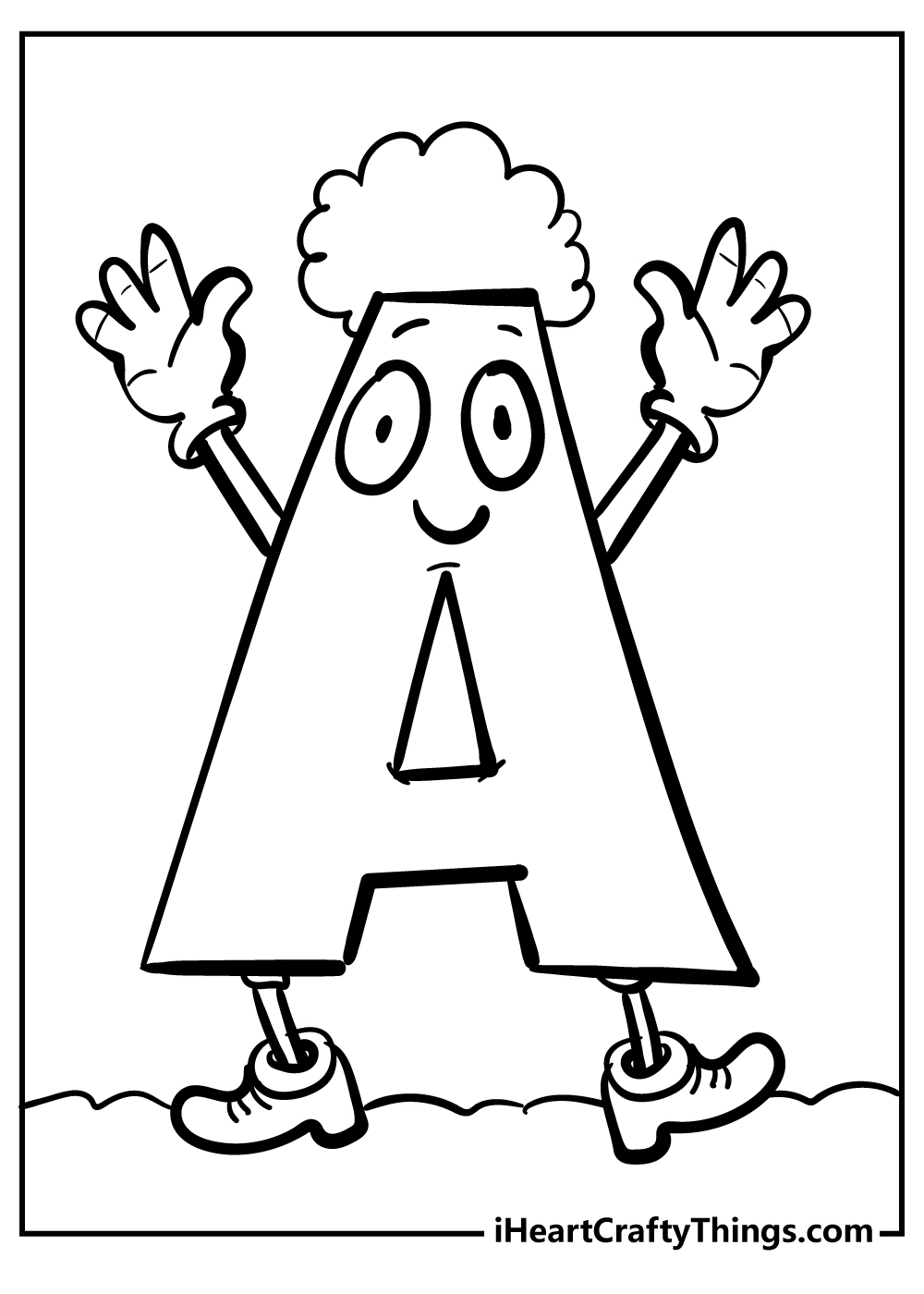 Letter A Coloring Pages 100 Free Printables 
