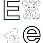 Letter E Alphabet Coloring Page Sheet By Knox Worksheets TPT
