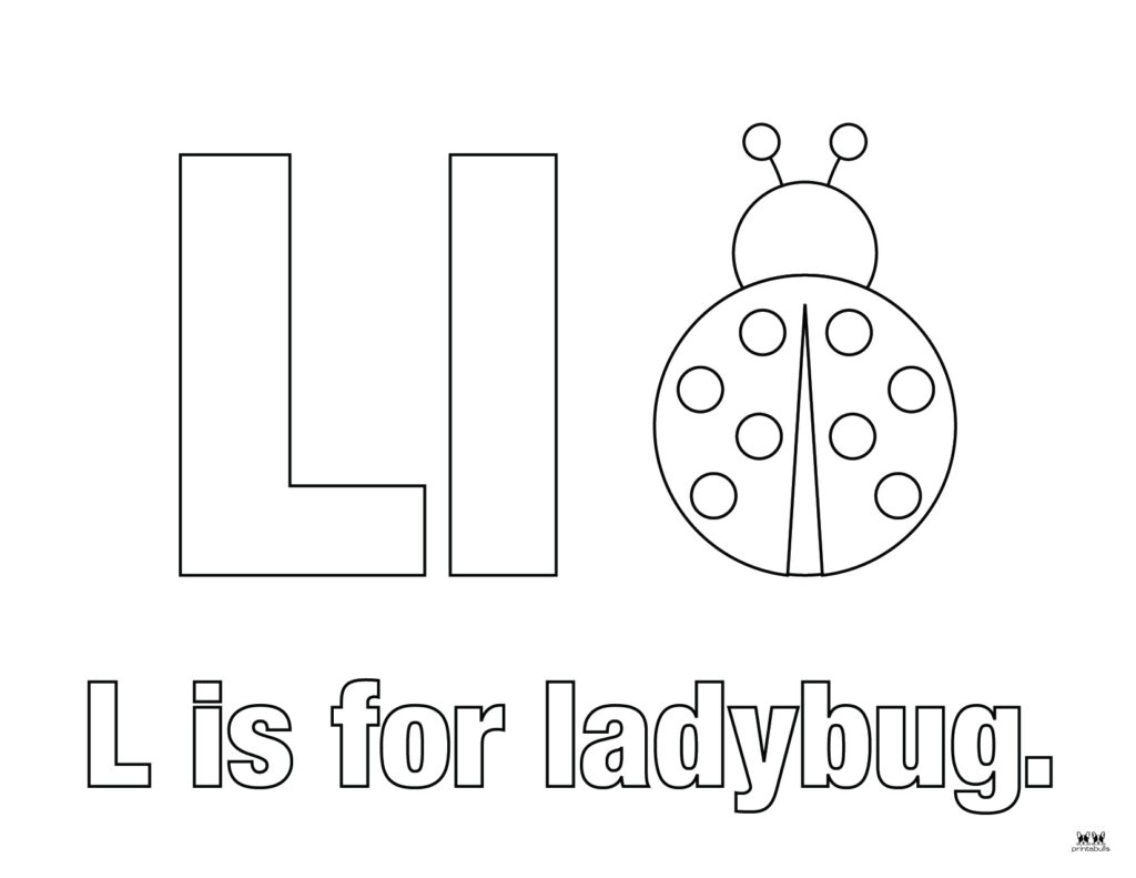 Letter L Coloring Pages 15 FREE Pages Printabulls Letter L Coloring Pages 15 FREE Pages Printabulls