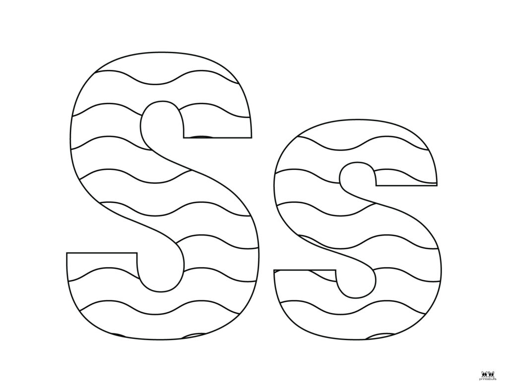 Letter S Coloring Pages 15 FREE Pages Printabulls Worksheets Library