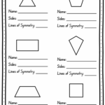 Lines Of Symmetry Worksheet