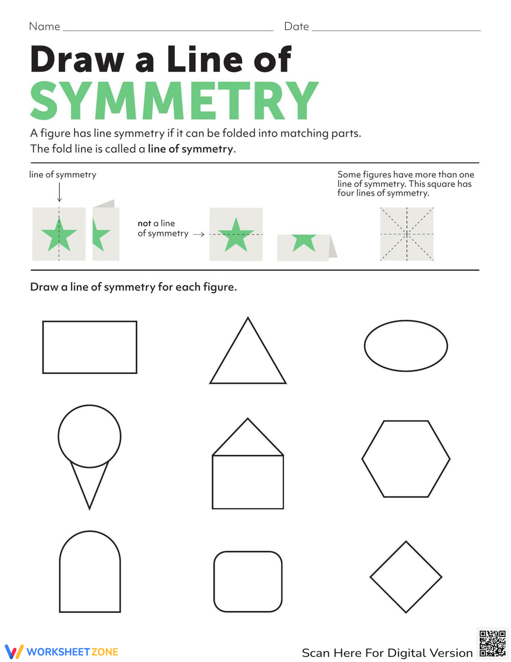 lines of symmetry worksheet lines of symmetry worksheet