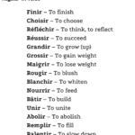 List Of French Ir Verbs And Their Meanings Teaching Resources