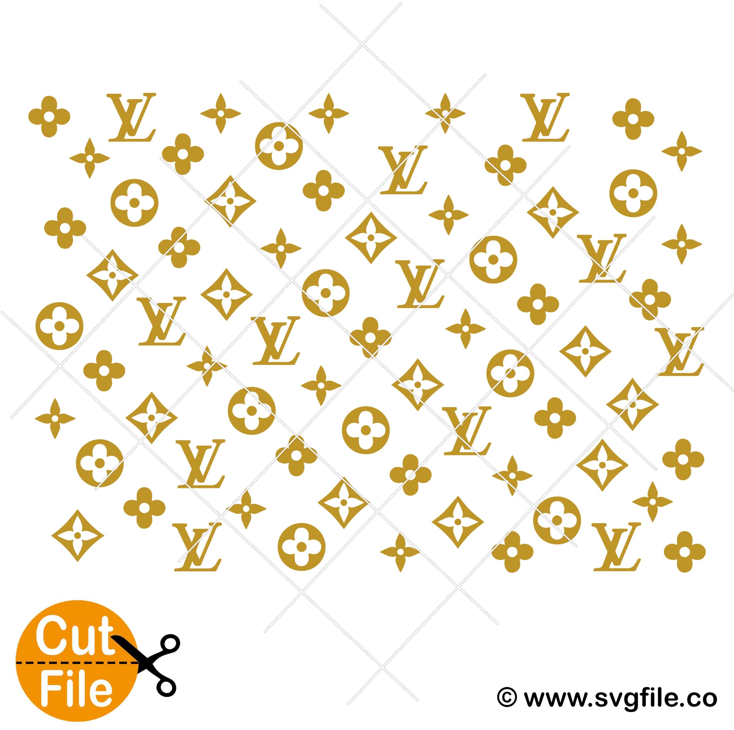 Louis Vuitton Pattern SVG Svgfile co 2019 2025