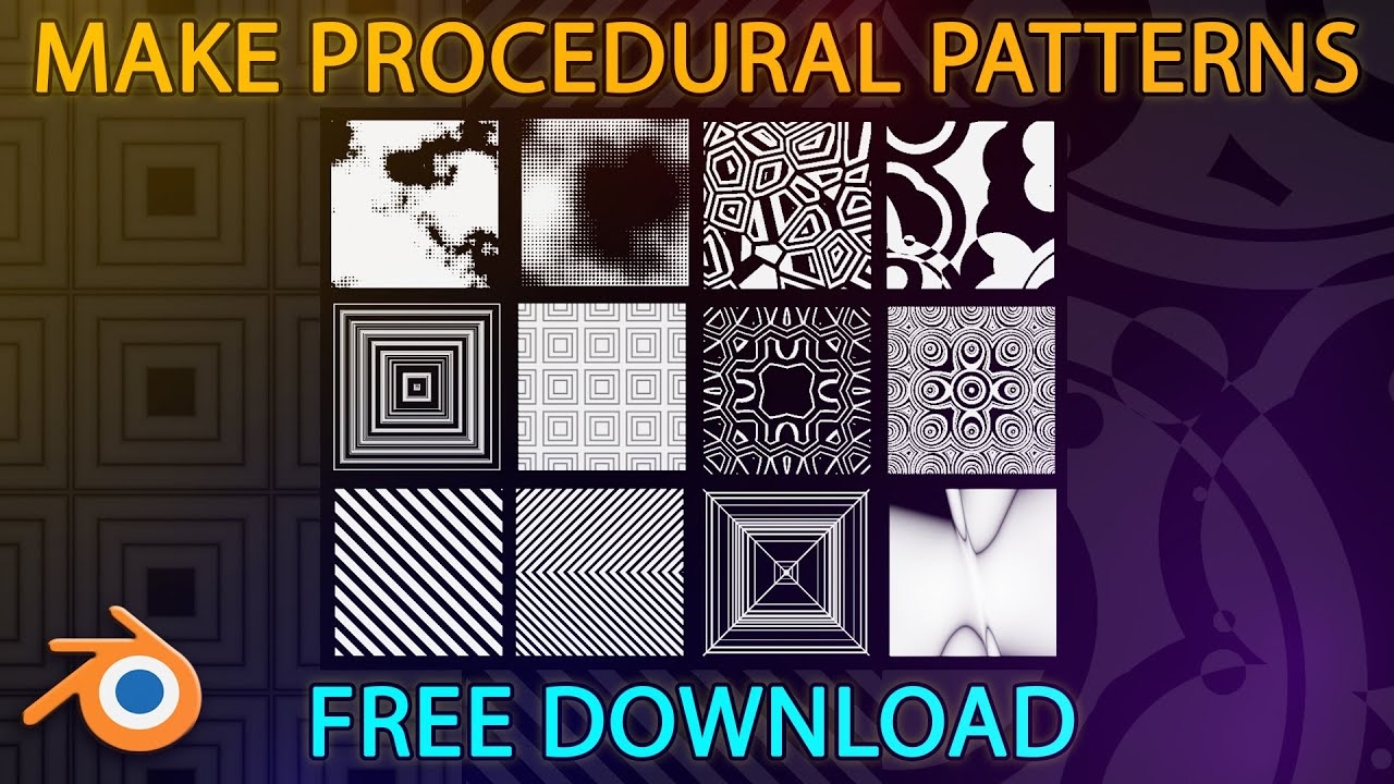 Make Awesome Patterns In Blender For Motion Graphics Graphic Design Or Textures YouTube