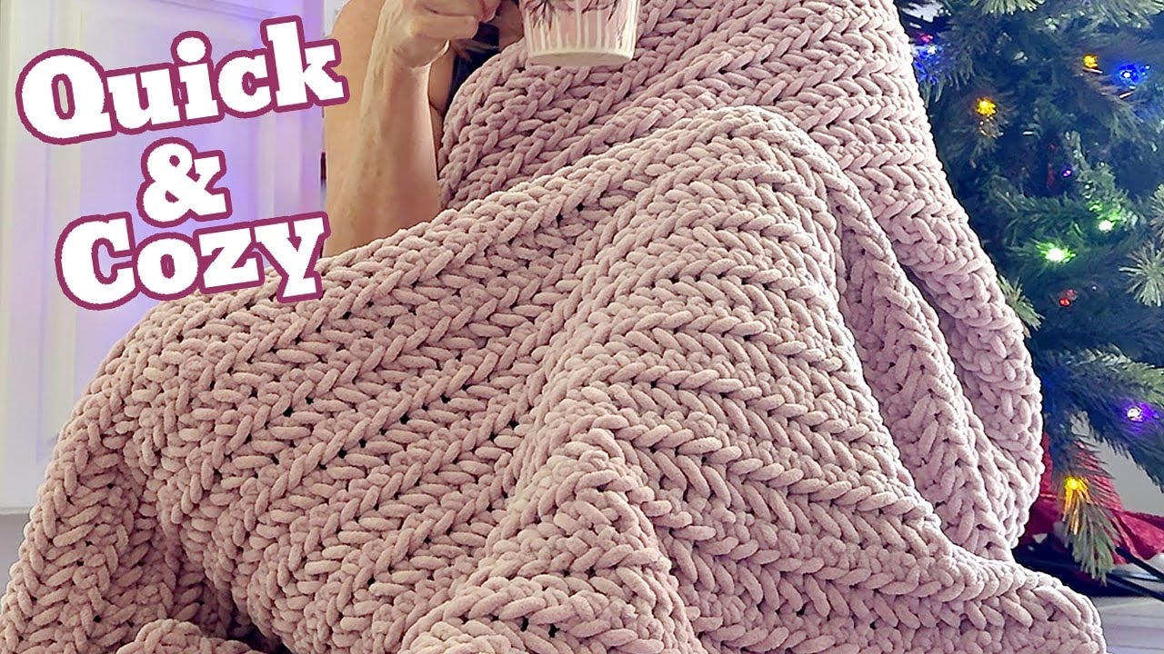 Make In A Day Chunky Blanket YouTube