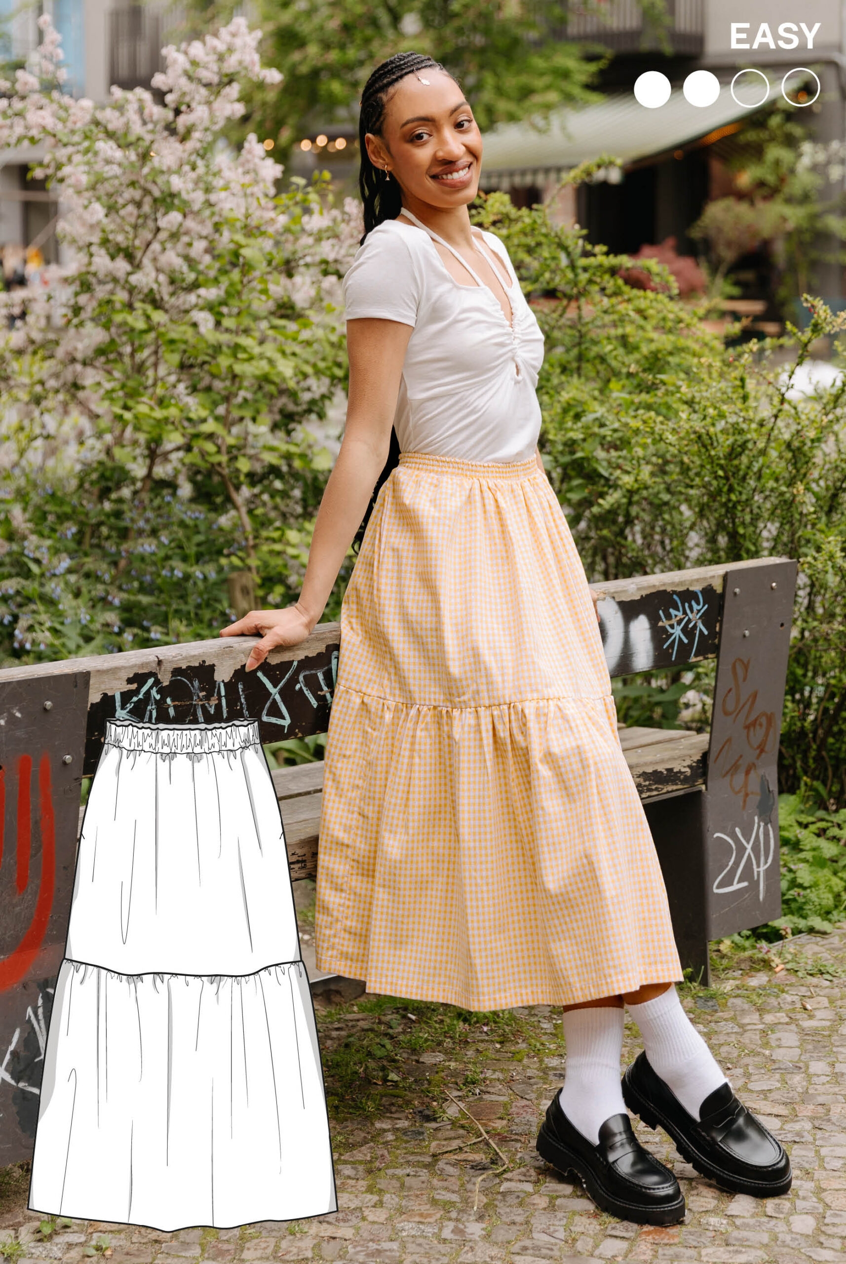 a line skirt pattern a line skirt pattern