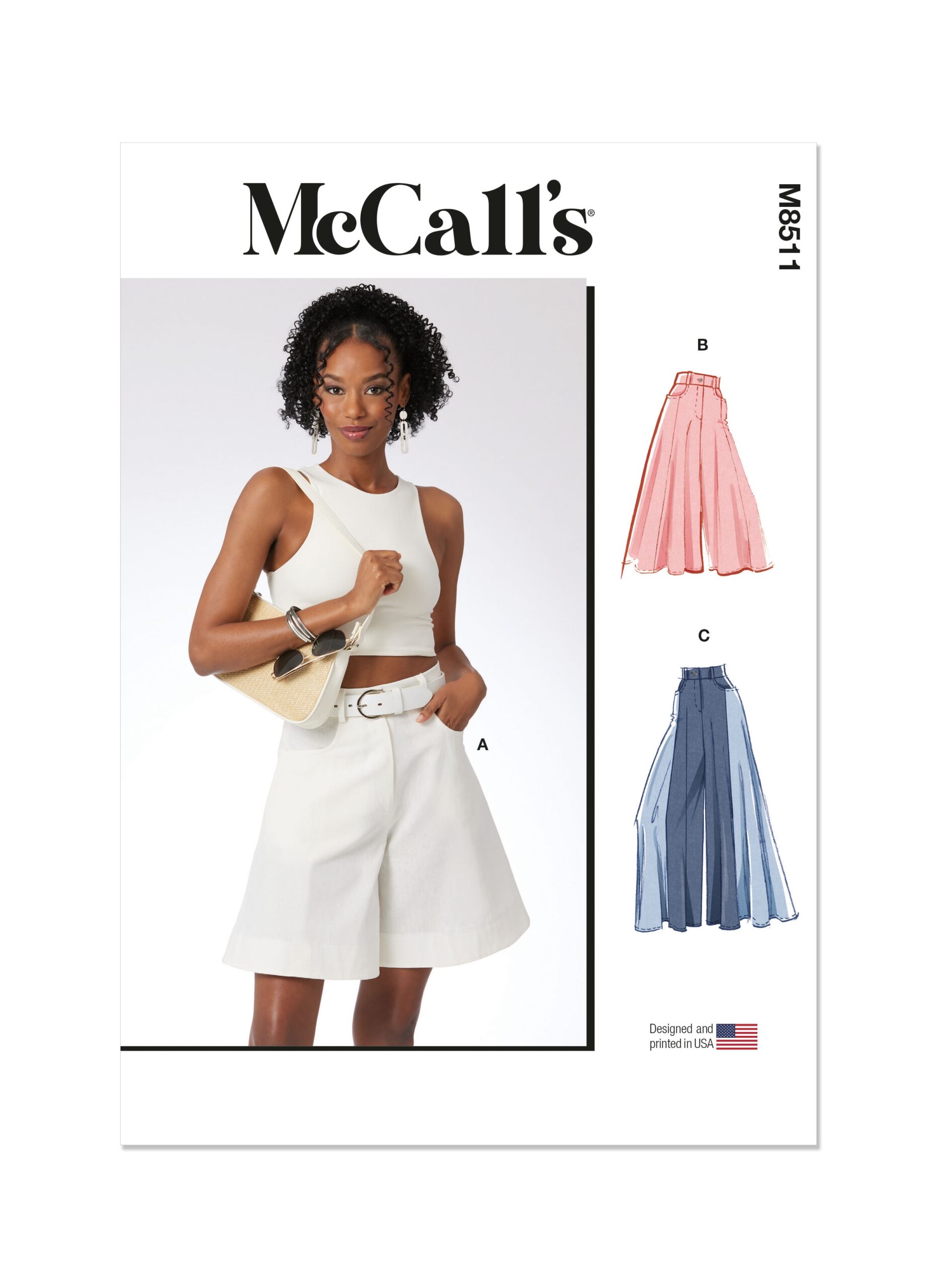 McCall s 8511 Misses Shorts And Pants