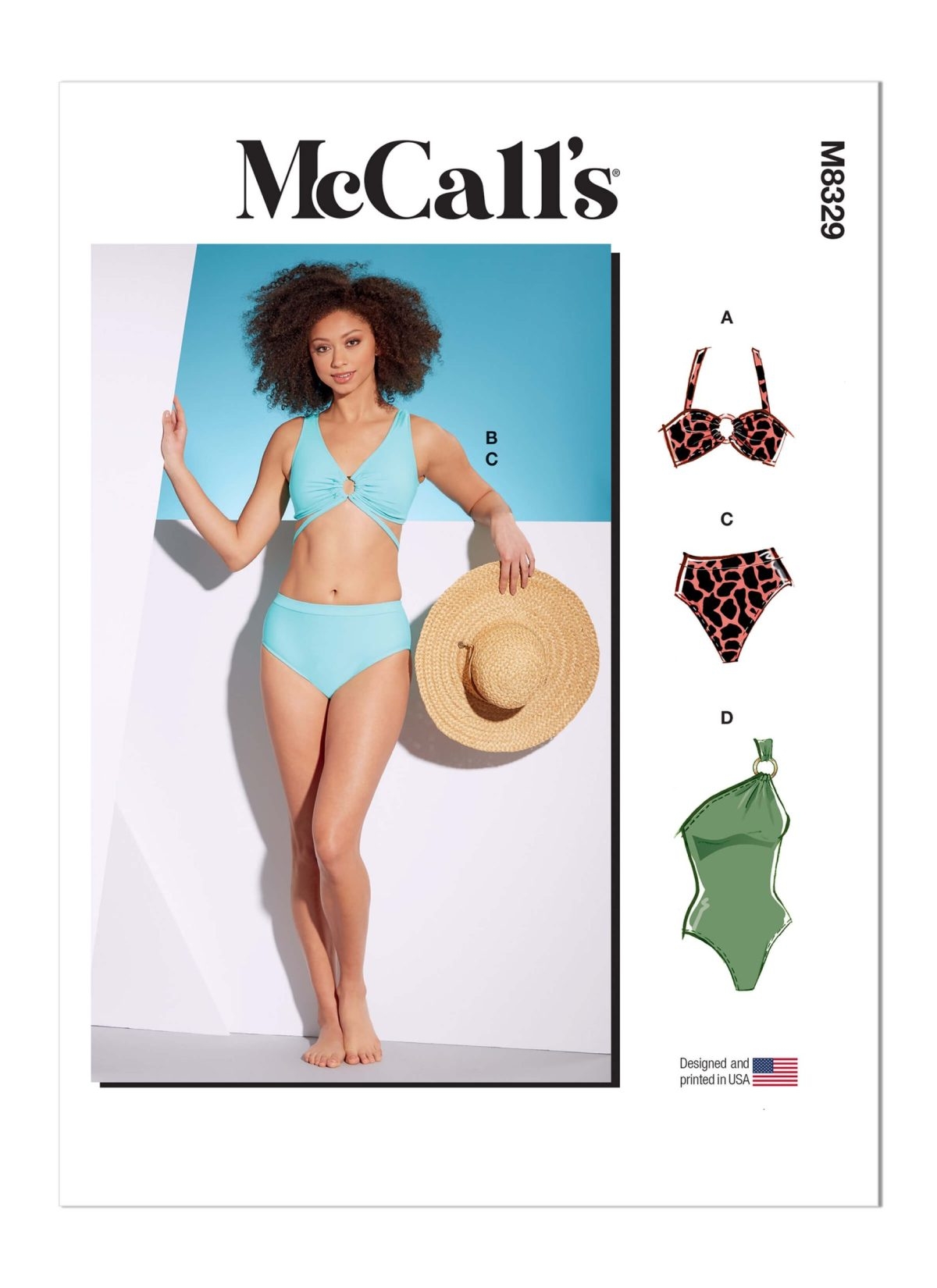 McCall s Sewing Pattern M8329 Misses Swimsuits Sewdirect McCall s Sewing Pattern M8329 Misses Swimsuits Sewdirect