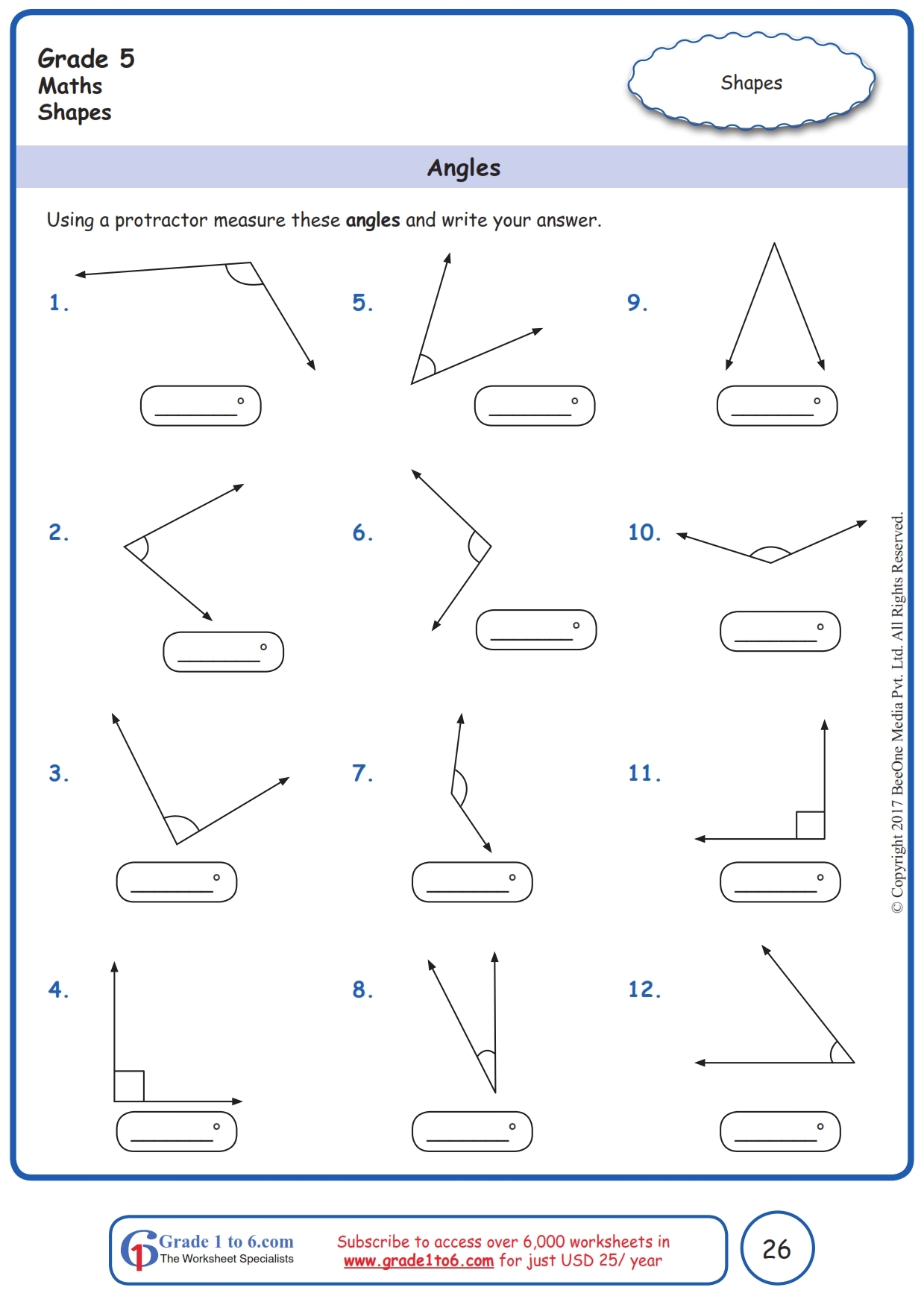 Measuring Angles Using A Protractor Worksheets Grade 5 Worksheets Library Measuring Angles Using A Protractor Worksheets Grade 5 Worksheets Library