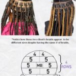 Medium Braids Parting Guide