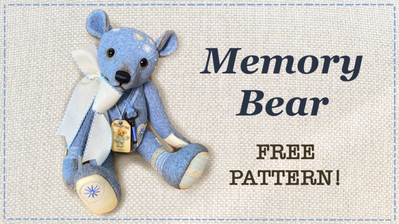 Memory Bear Patchwork Bear FREE PATTERN Full Step By Step Tutorial With Lisa Pay YouTube