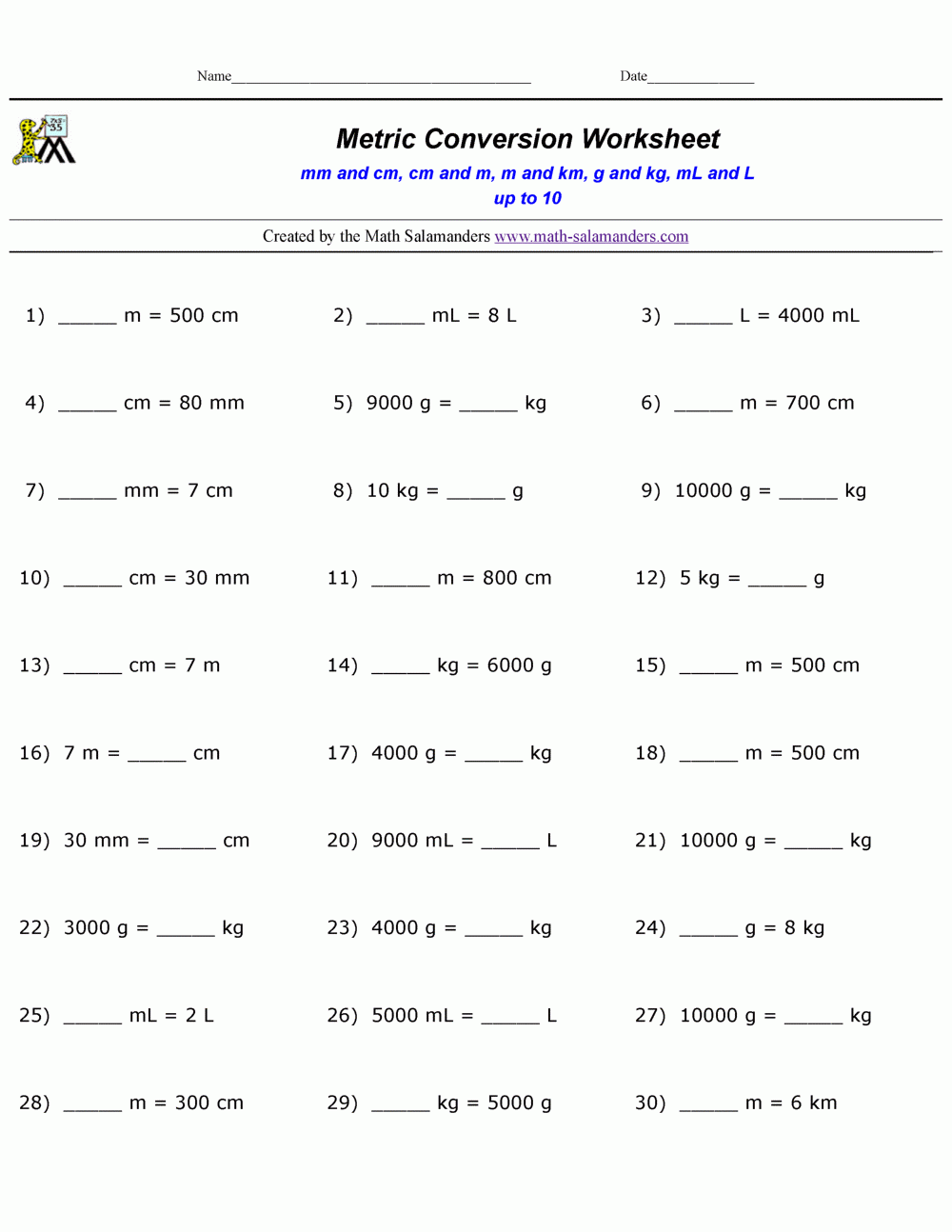 mg g and kg worksheet mg g and kg worksheet