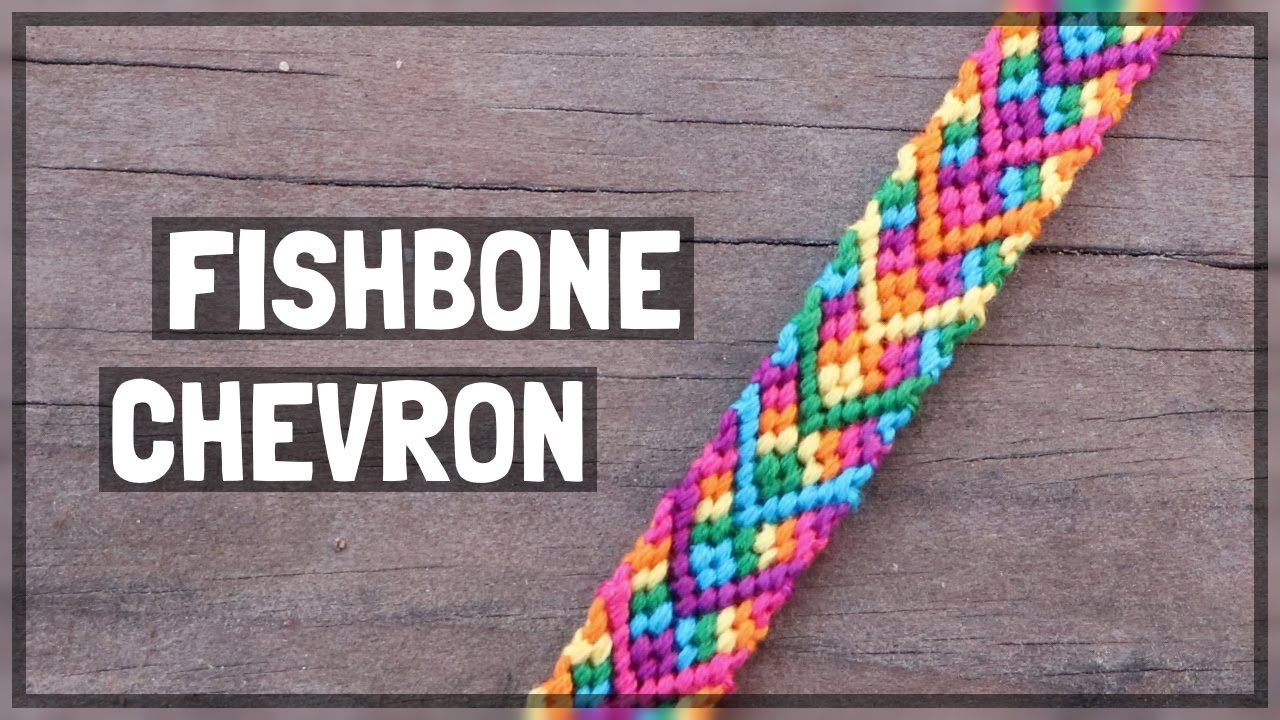 Mini Fishbone Chevron Friendship Bracelet Tutorial CC YouTube