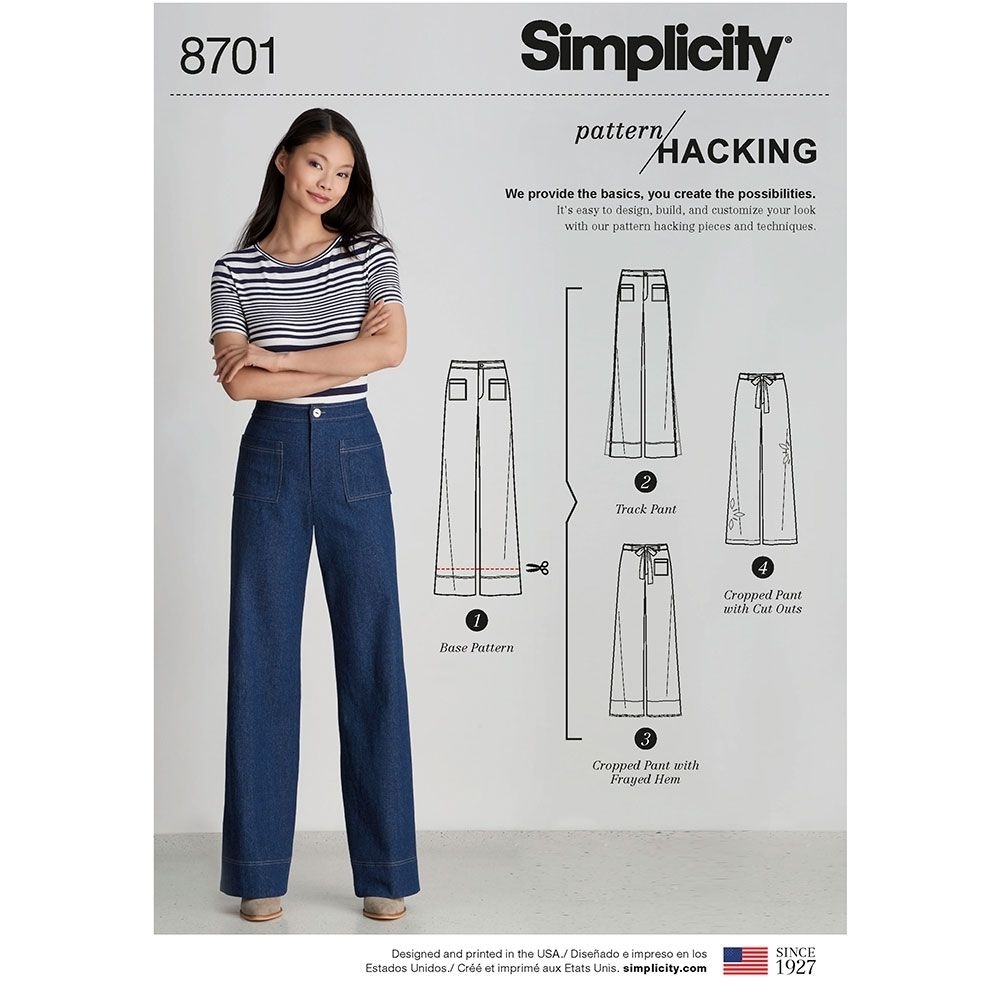 Misses Design Hacking Trousers Simplicity Sewing Pattern 8701 Sew Essential Misses Design Hacking Trousers Simplicity Sewing Pattern 8701 Sew Essential