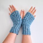 Misty Crochet Fingerless Gloves My Crochet Space