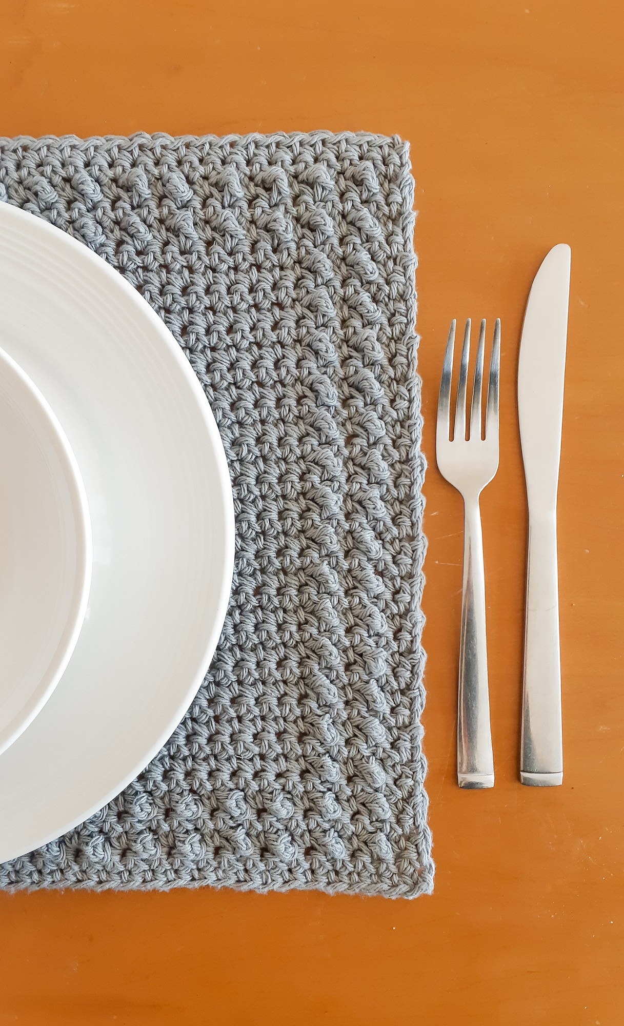 MODERN CROCHET PLACEMAT Free Pattern Lulostitchco