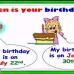 Months Birthdays When Is Your Birthday Unit 3 YouTube