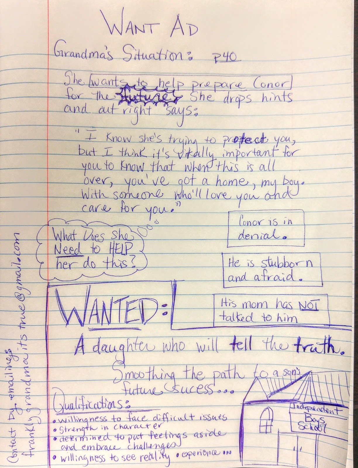 Mrs Anderson s Class Info Grade 9 A Monster Calls By Patrick Ness