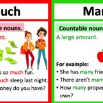 MUCH Vs MANY What s The Difference Learn With Examples Quiz YouTube