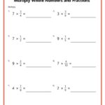 Multiply Fractions With Whole Numbers