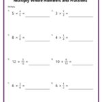 Multiply Fractions With Whole Numbers