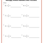 Multiply Fractions With Whole Numbers