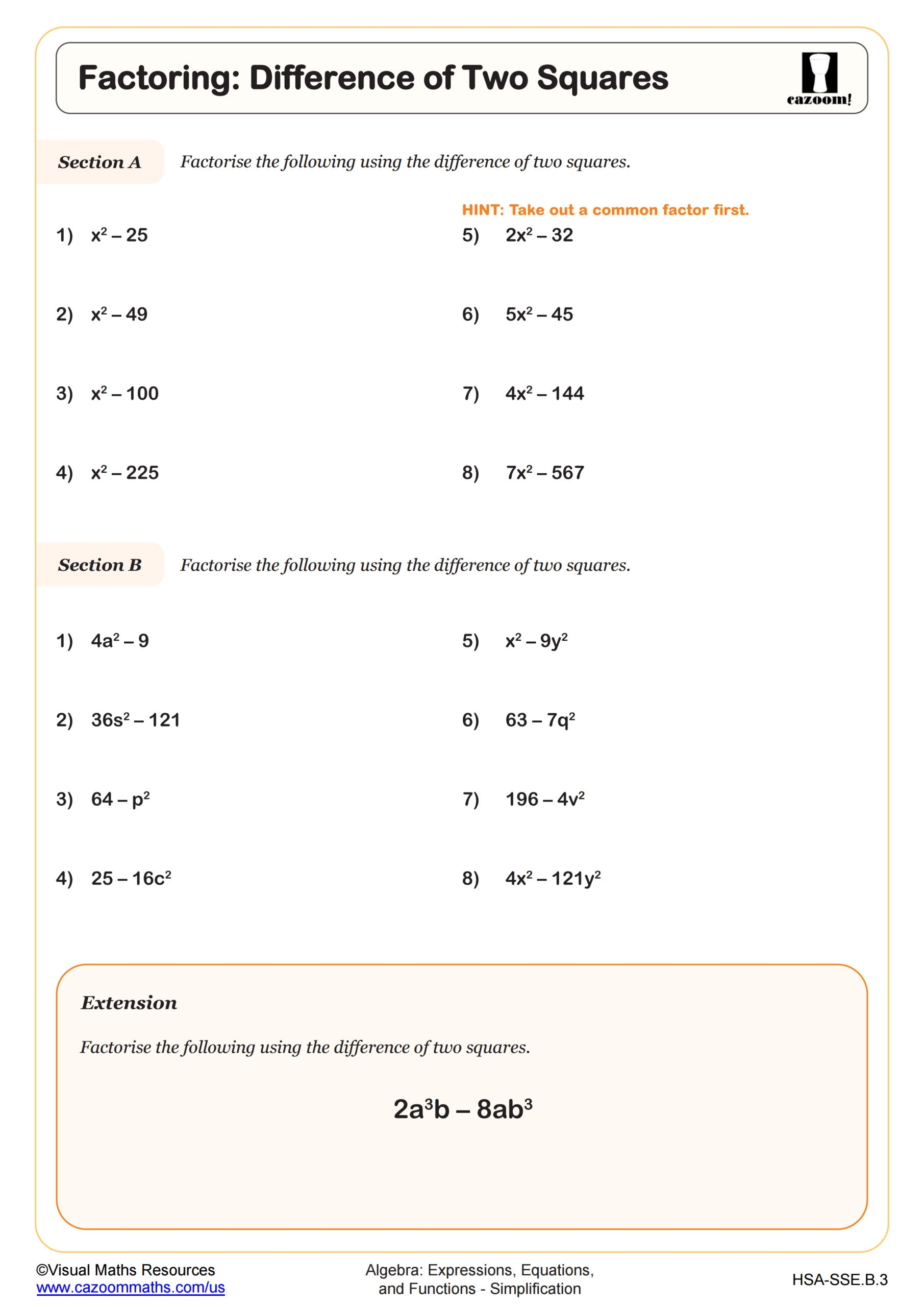 binomial times binomial worksheet