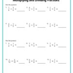 Multiplying Fractions Worksheets