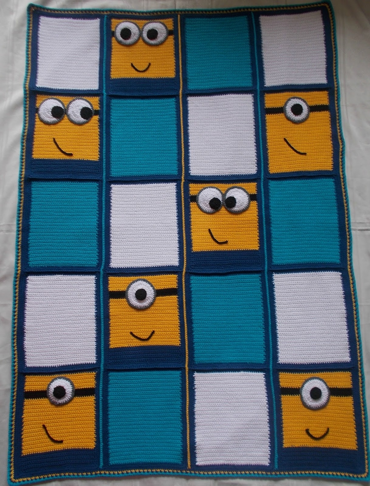 My Places Minion Blanket crochet Instructions pattern Updated My Places Minion Blanket crochet Instructions pattern Updated