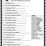 Near Future Tense Practice Worksheet Live Worksheets Worksheets Library