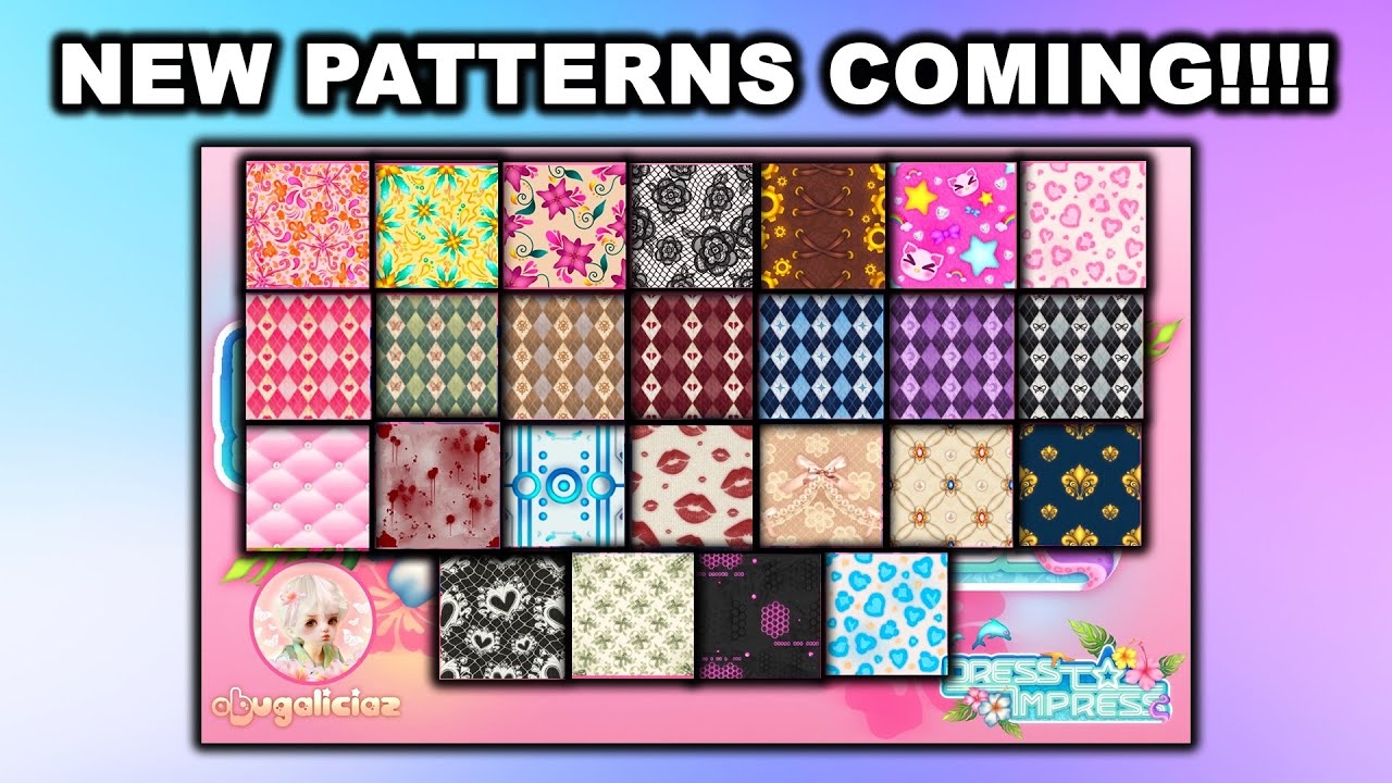 NEW PATTERNS In Dress To Impress YouTube