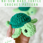 No Sew Crochet Baby Turtle Pattern