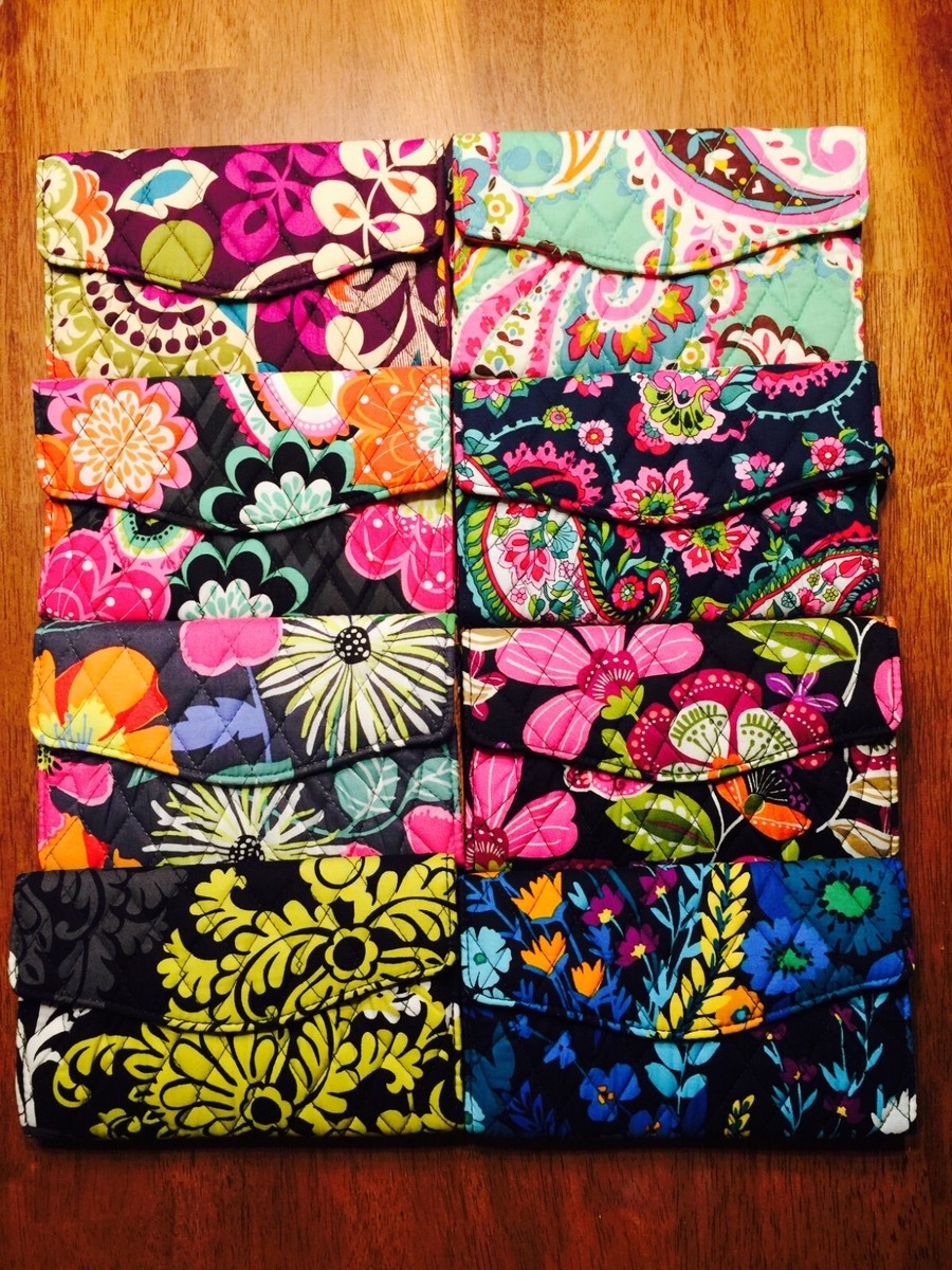 NWT Authentic Vera Bradley Retired Pattern Strap Wallet EBay