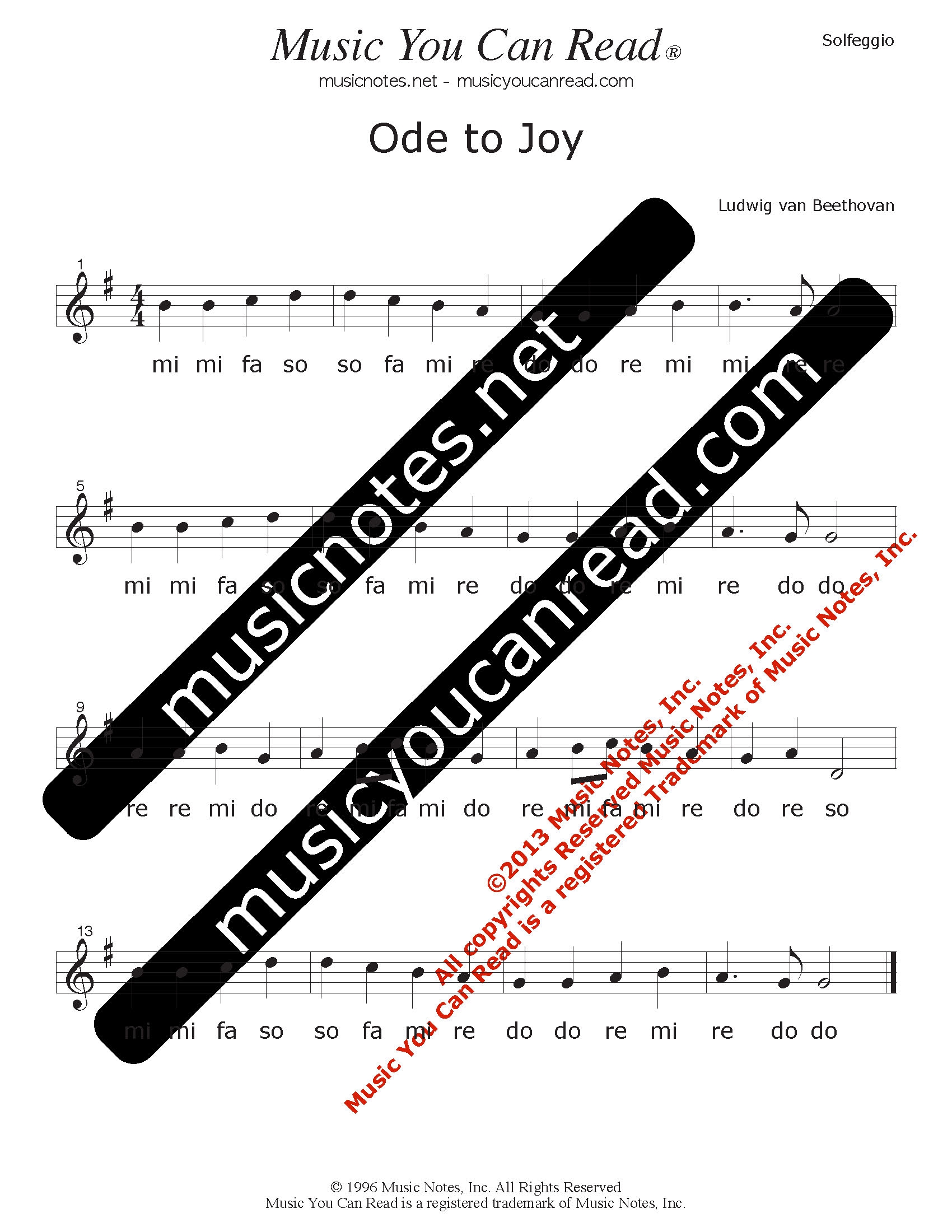 Ode To Joy Ode To Joy