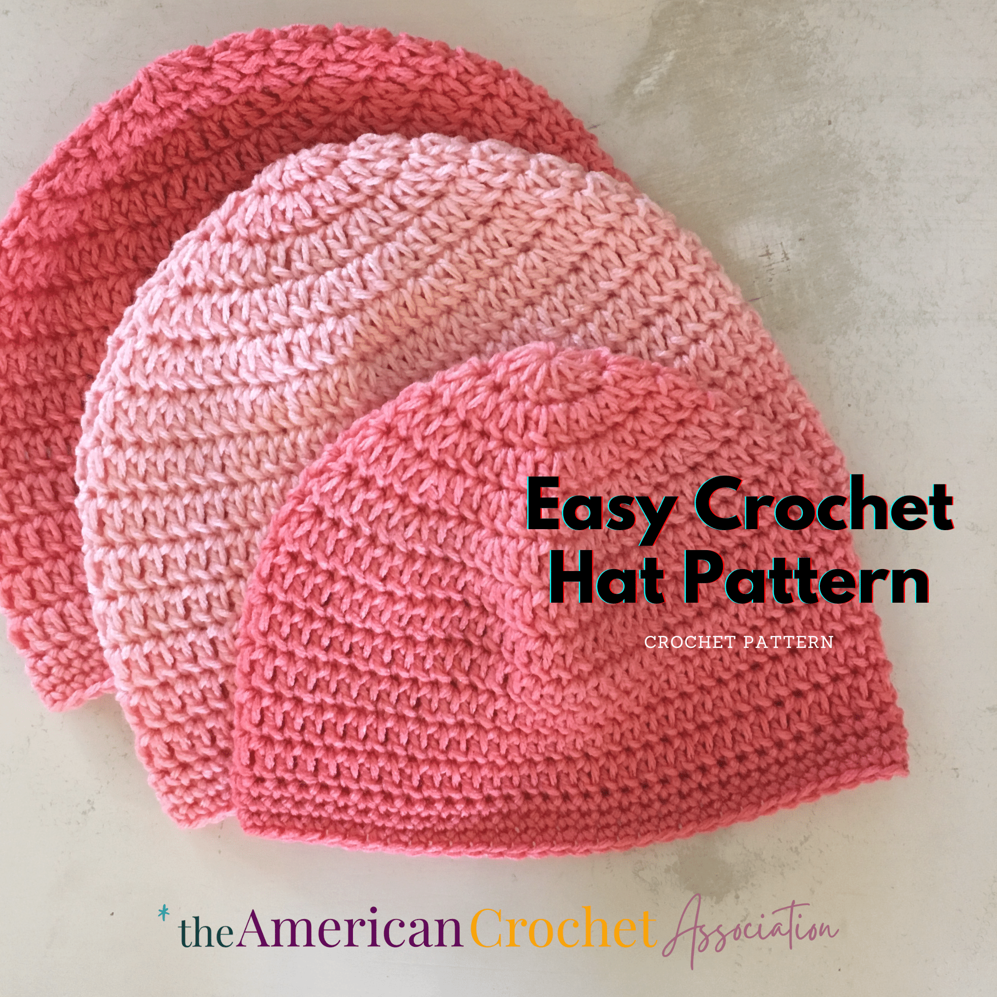 Ombre Beanie Easy Crochet Hat Pattern In 6 Sizes Stop Scrolling Start Learning 