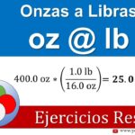 Onzas A Libras oz A Lb YouTube