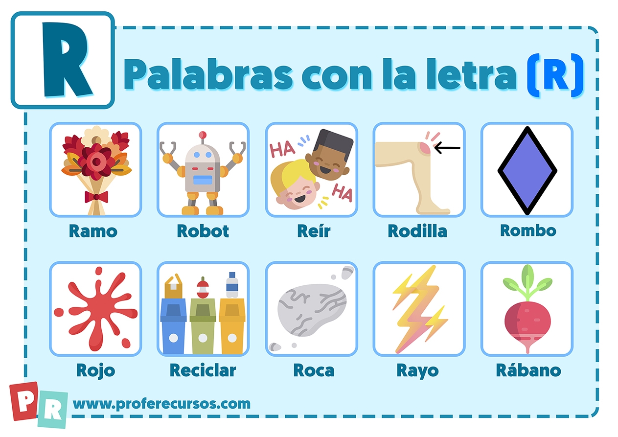Palabras Con R Que Empiezan Por La Letra R Para Ni os Palabras Con R Que Empiezan Por La Letra R Para Ni os