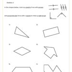 Parallel And Perpendicular Lines Worksheet PDF Printable Geometry Worksheets