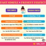 Past Simple And Present Perfect 7ESL