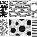 Patterning Bold Black White Backgrounds Easy DIY Card Project YouTube